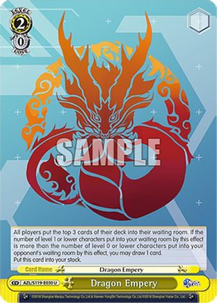 Image of Dragon Empery (AZL/S119-E030 U) - Azur Lane Vol. 2