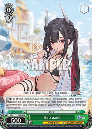 Image of Hatsuzuki (SR) (AZL/S119-E040S SR) - Azur Lane Vol. 2