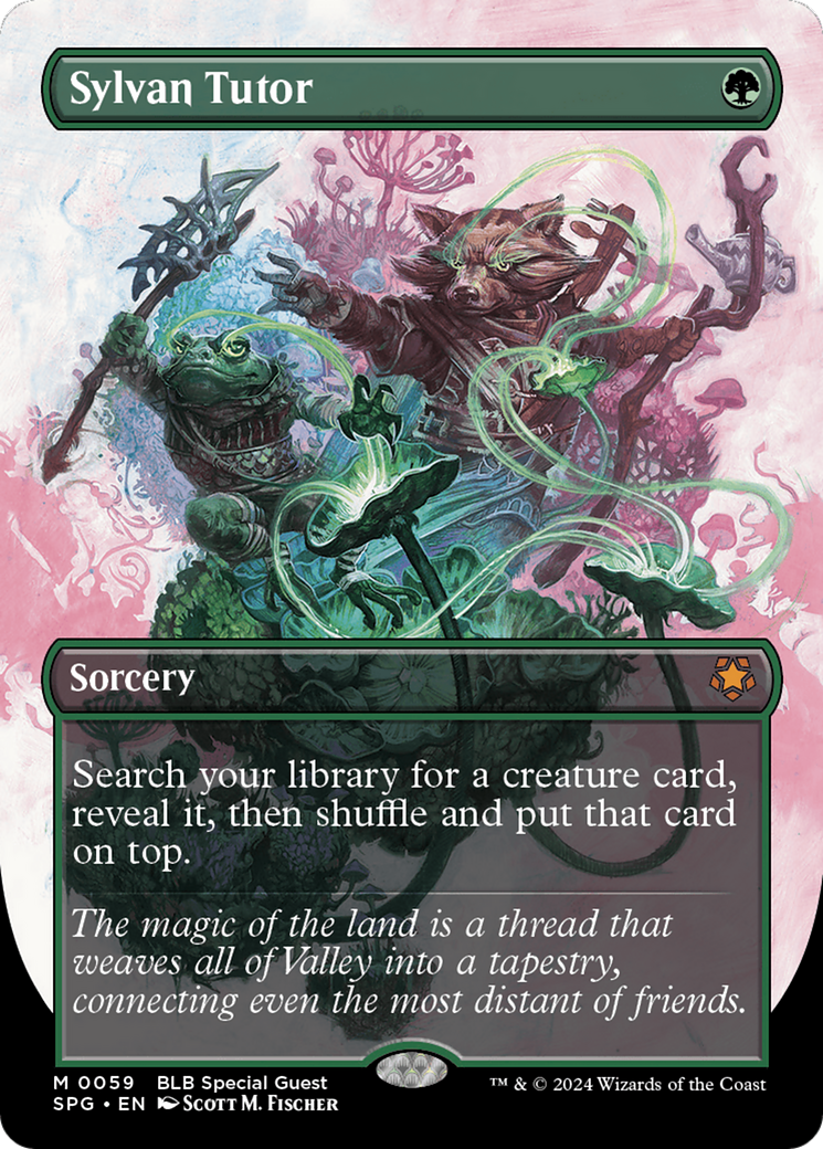 Image of Sylvan Tutor (Borderless) (SPG-059) - Special Guests (Borderless)