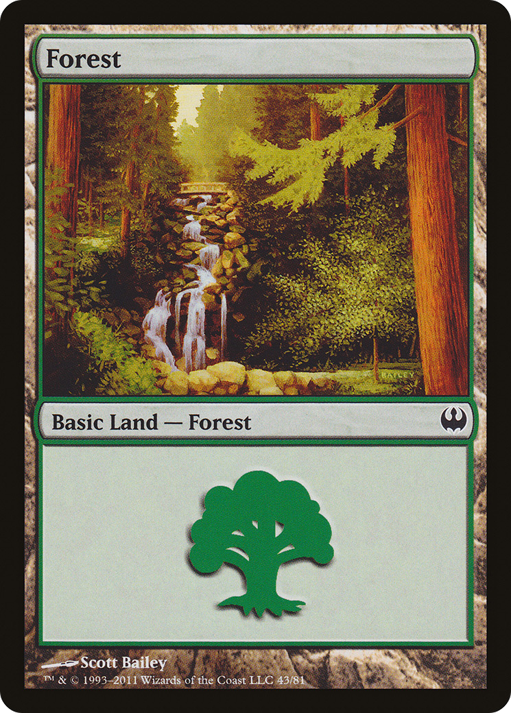Image of Forest (43) (DDG-043) - Duel Decks: Knights vs. Dragons