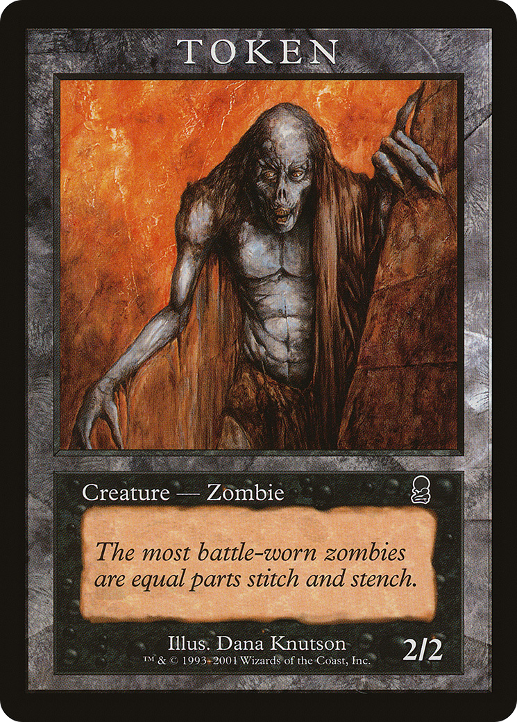 Image of Zombie Token (ODY) (MPRP-) - Magic Player Rewards 2002