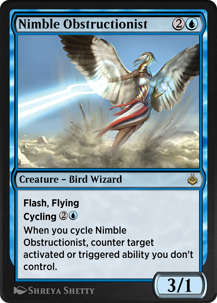 Image of Nimble Obstructionist (AKR-071) - Amonkhet Remastered