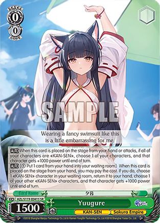 Image of Yuugure (SR) (AZL/S119-E041S SR) - Azur Lane Vol. 2
