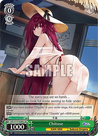 Image of Chitose (SR) (AZL/S119-E046S SR) - Azur Lane Vol. 2