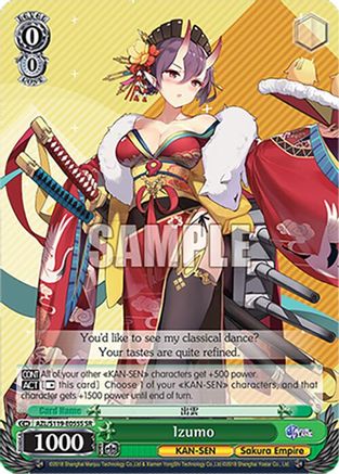 Image of Izumo (SR) (AZL/S119-E055S SR) - Azur Lane Vol. 2