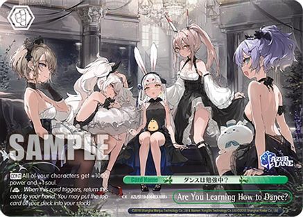 Image of Are You Learning How to Dance? (RRR+) (AZL/S119-E064EX RRR+) - Azur Lane Vol. 2