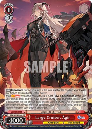 Image of Large Cruiser, Agir (AZL/S119-E068 RR) - Azur Lane Vol. 2
