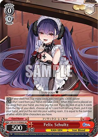 Image of Felix Schultz (SR) (AZL/S119-E069S SR) - Azur Lane Vol. 2