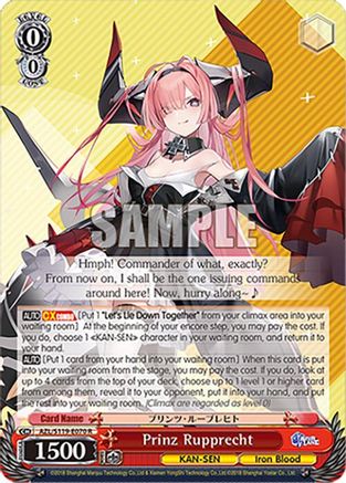 Image of Prinz Rupprecht (AZL/S119-E070 R) - Azur Lane Vol. 2