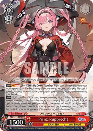 Image of Prinz Rupprecht (SR) (AZL/S119-E070S SR) - Azur Lane Vol. 2