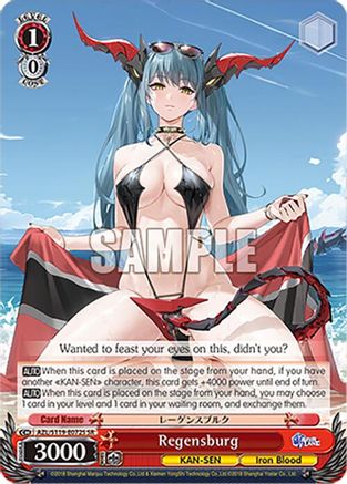Image of Regensburg (SR) (AZL/S119-E072S SR) - Azur Lane Vol. 2