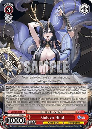 Image of Golden Hind (AZL/S119-E074 R) - Azur Lane Vol. 2