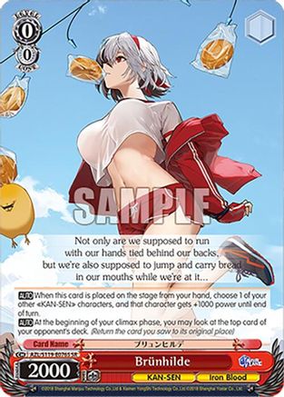 Image of Brunhilde (SR) (AZL/S119-E076S SR) - Azur Lane Vol. 2
