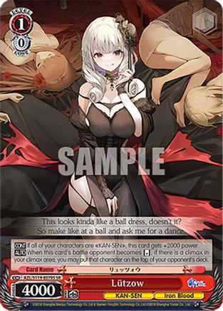 Image of Lutzow (SR) (AZL/S119-E079S SR) - Azur Lane Vol. 2