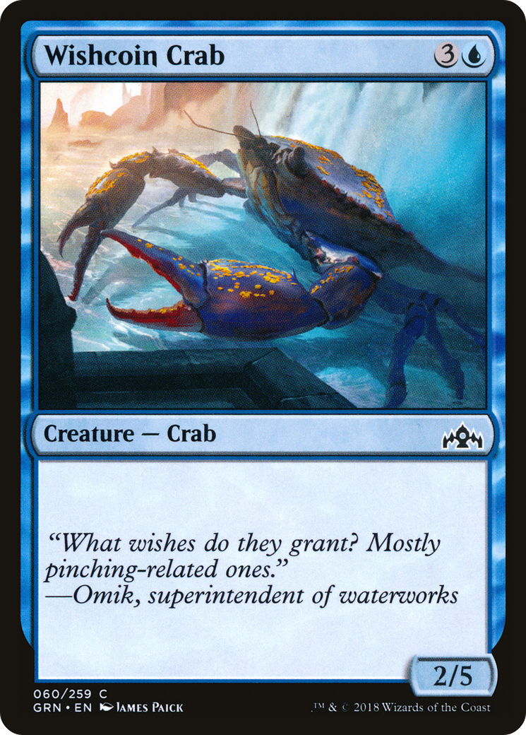 Image of Wishcoin Crab (GRN-060) - Guilds of Ravnica Foil