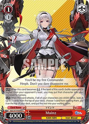 Image of Mainz (AZL/S119-E090 C) - Azur Lane Vol. 2