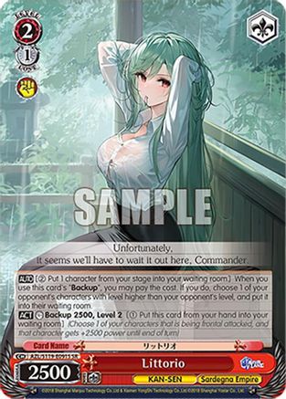 Image of Littorio (SR) (AZL/S119-E091S SR) - Azur Lane Vol. 2