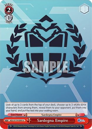 Image of Sardegna Empire (AZL/S119-E093 U) - Azur Lane Vol. 2
