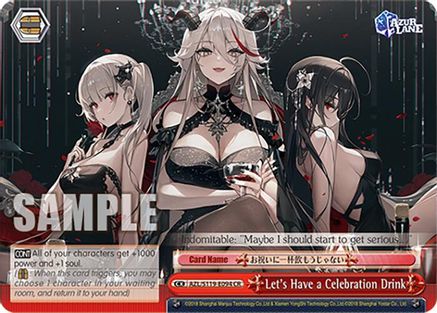 Image of Let's Have a Celebration Drink (AZL/S119-E094 CR) - Azur Lane Vol. 2