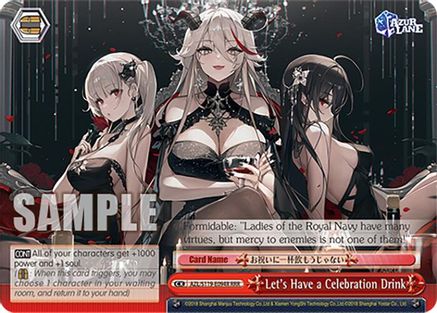 Image of Let's Have a Celebration Drink (RRR) (AZL/S119-E094R RRR) - Azur Lane Vol. 2