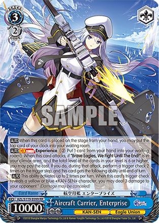 Image of Aircraft Carrier, Enterprise (AZL/S119-E099 RR) - Azur Lane Vol. 2