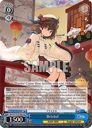 Image of Bristol (SR) (AZL/S119-E100S SR) - Azur Lane Vol. 2