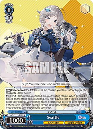 Image of Seattle (AZL/S119-E109 U) - Azur Lane Vol. 2