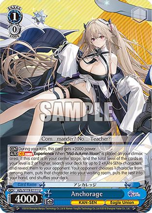 Image of Anchorage (AZL/S119-E111 U) - Azur Lane Vol. 2
