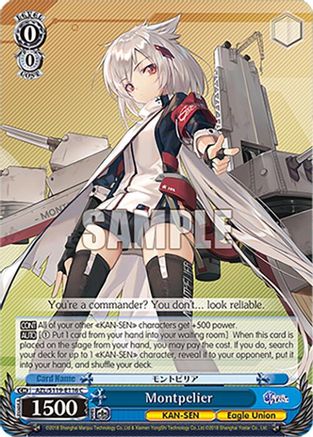 Image of Montpelier (AZL/S119-E116 C) - Azur Lane Vol. 2