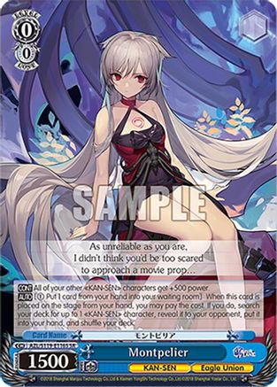 Image of Montpelier (SR) (AZL/S119-E116S SR) - Azur Lane Vol. 2
