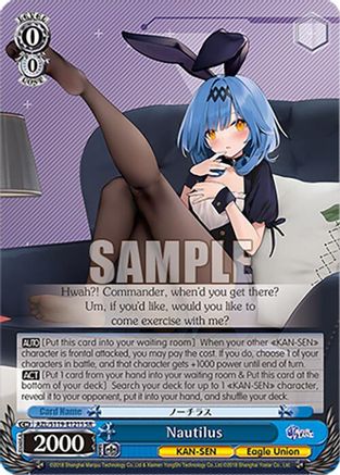 Image of Nautilus (SR) (AZL/S119-E121S SR) - Azur Lane Vol. 2