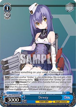 Image of Dewey (AZL/S119-E122 C) - Azur Lane Vol. 2