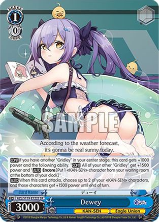 Image of Dewey (SR) (AZL/S119-E122S SR) - Azur Lane Vol. 2
