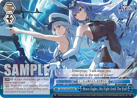 Image of Brave Eagles, We Fight Until The End! (RRR) (AZL/S119-E128R RRR) - Azur Lane Vol. 2