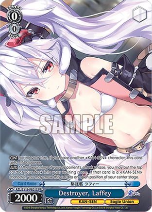 Image of Destroyer, Laffey (PR) (Foil) (AZL/S119-PE01S PR) - Azur Lane Vol. 2