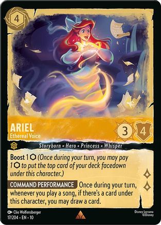 Image of Ariel - Ethereal Voice (17/204) - Whispers in the Well Holofoil