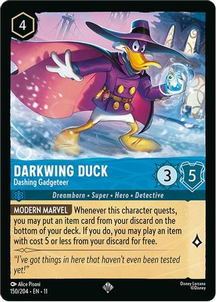 Image of Darkwing Duck - Dashing Gadgeteer (150/204) - Winterspell