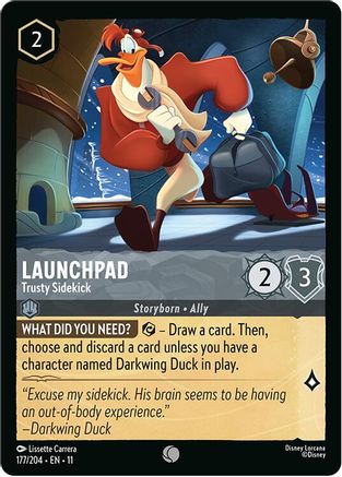 Image of Launchpad - Trusty Sidekick (177/204) - Winterspell Cold Foil