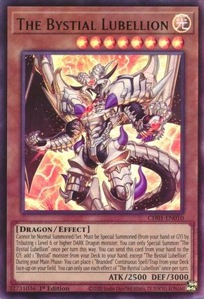 Image of The Bystial Lubellion (CH01-EN010) - THE CHRONICLES DECK: The Fallen & The Virtuous (All-Foil Edition) 1st Edition