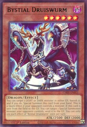 Image of Bystial Druiswurm (CH01-EN013) - THE CHRONICLES DECK: The Fallen & The Virtuous (All-Foil Edition) 1st Edition
