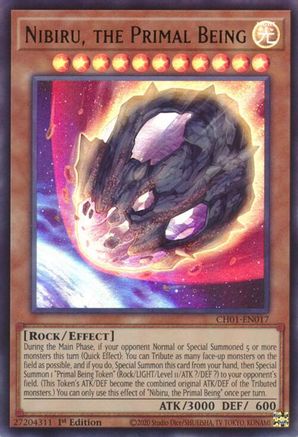 Image of Nibiru, the Primal Being (CH01-EN017) - THE CHRONICLES DECK: The Fallen & The Virtuous (All-Foil Edition) 1st Edition