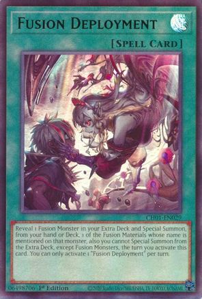 Image of Fusion Deployment (CH01-EN029) - THE CHRONICLES DECK: The Fallen & The Virtuous (All-Foil Edition) 1st Edition