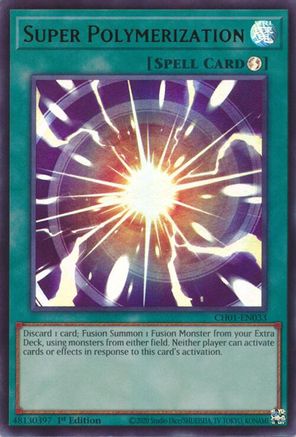 Image of Super Polymerization (CH01-EN033) - THE CHRONICLES DECK: The Fallen & The Virtuous (All-Foil Edition) 1st Edition