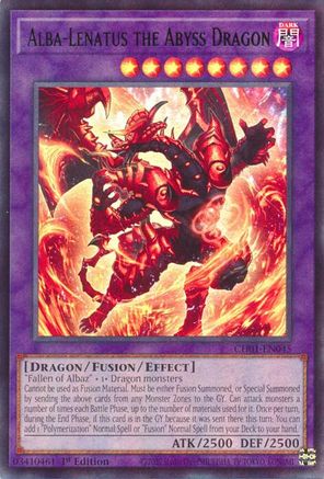 Image of Alba-Lenatus the Abyss Dragon (CH01-EN045) - THE CHRONICLES DECK: The Fallen & The Virtuous (All-Foil Edition) 1st Edition