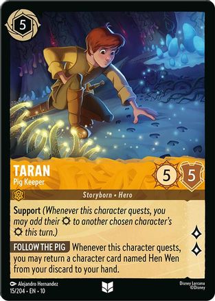 Image of Taran - Pig Keeper (15/204) - Whispers in the Well