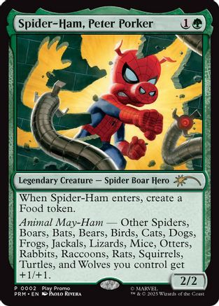 Image of Spider-Ham, Peter Porker (PLAY-002) - Play Promos