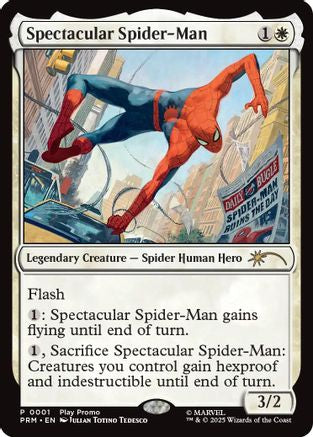 Image of Spectacular Spider-Man (PLAY-001) - Play Promos Foil