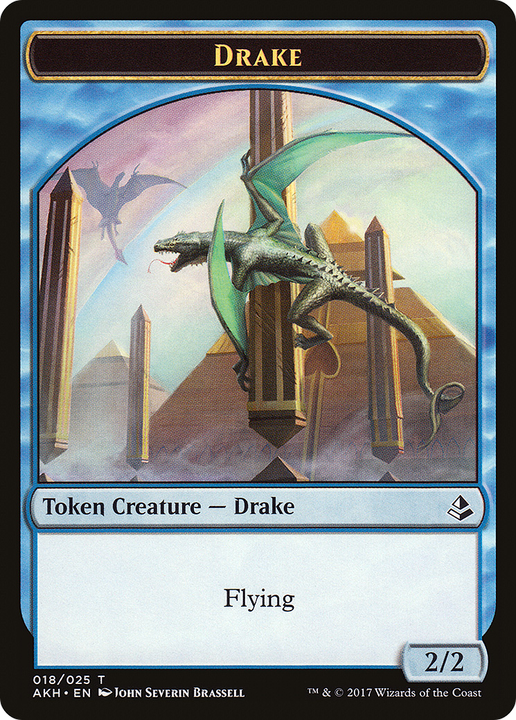 Image of Drake Token (AKH-018) - Amonkhet Tokens