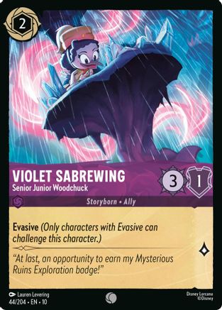 Image of Violet Sabrewing - Senior Junior Woodchuck (44/204) - Whispers in the Well