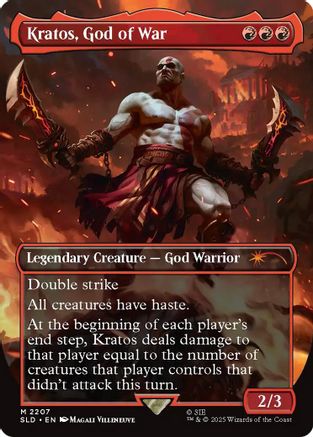 Image of Kratos, God of War (SLD-2207) - Secret Lair Drop Series